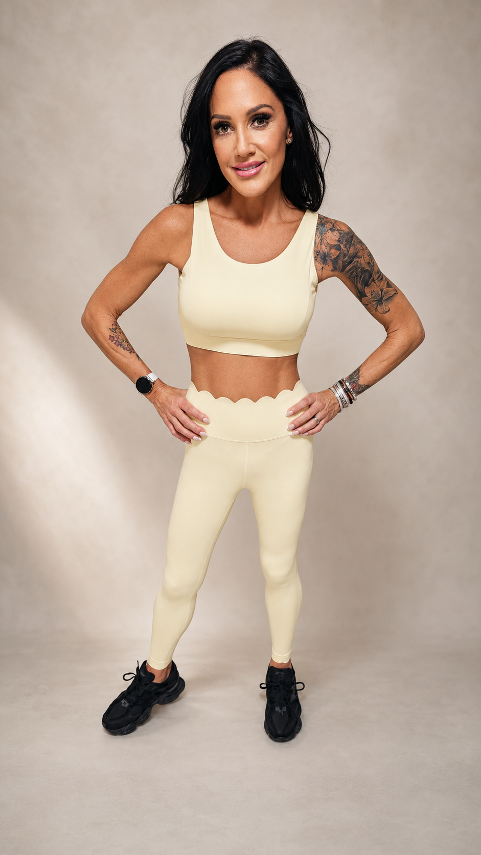 Buttercream Scallop Tank Set