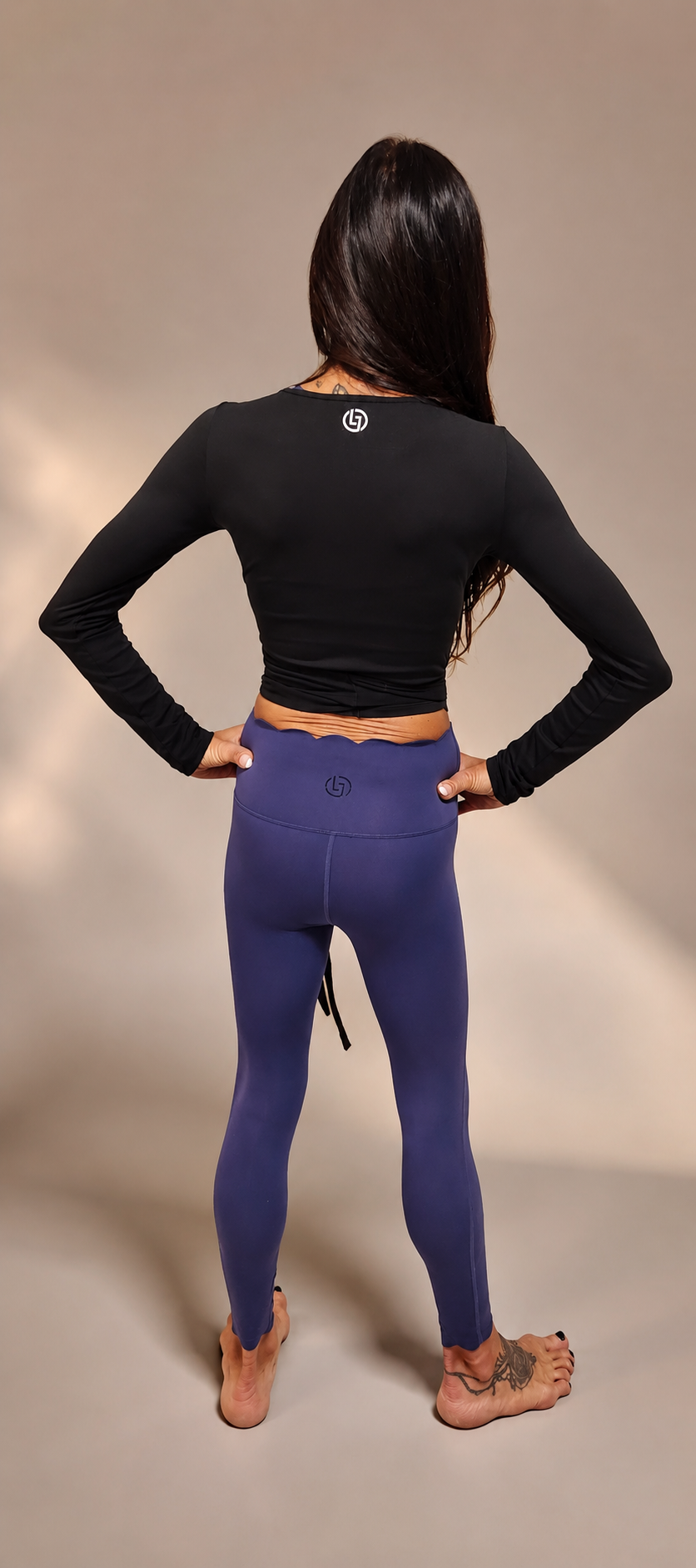 Black Wrap Long Sleeve