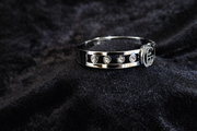 Silver Crystal Signature Bangle Bracelet