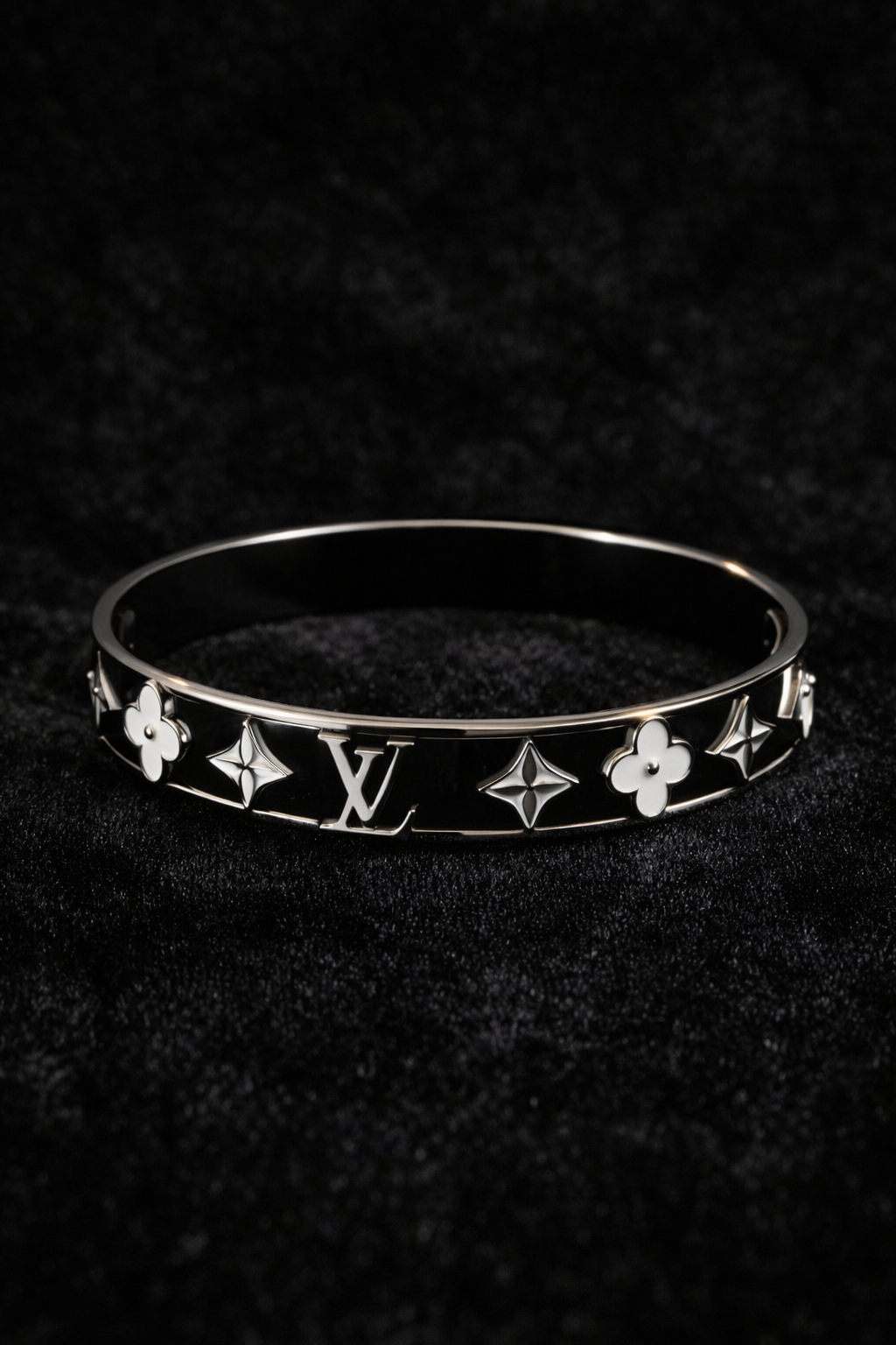 Gold Floral Bangle