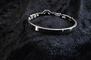 Silver Compass Link Bracelet