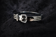 Silver Buckle Accent Bracelet
