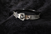 Silver Buckle Accent Bracelet