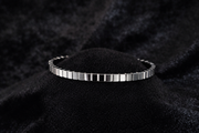 Minimalist Silver Square Link Bracelet