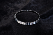 Minimalist Silver Square Link Bracelet