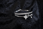 Celestial Star Charm Silver Bracelet