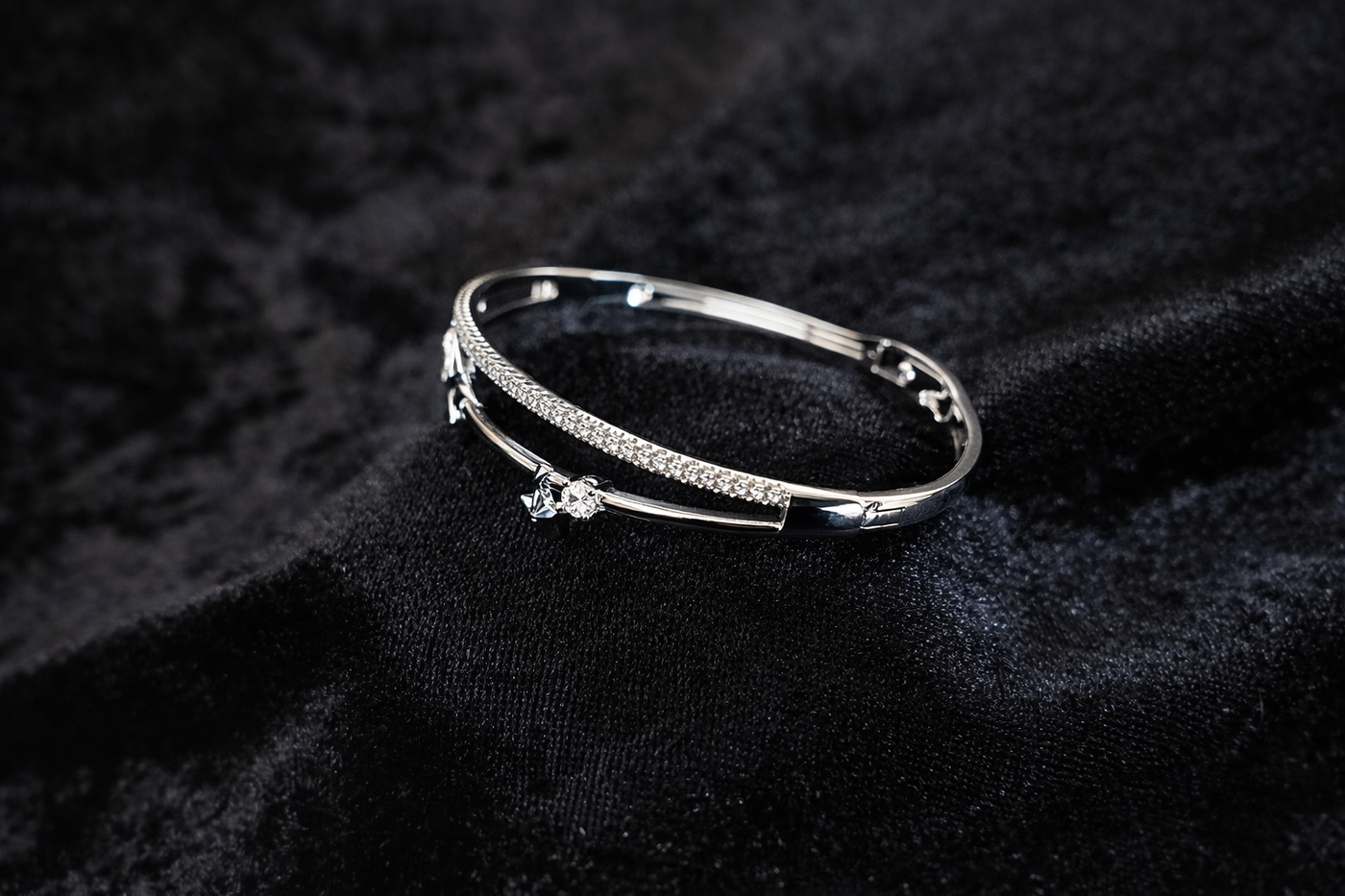 Celestial Star Charm Silver Bracelet