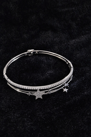 Celestial Star Charm Silver Bracelet