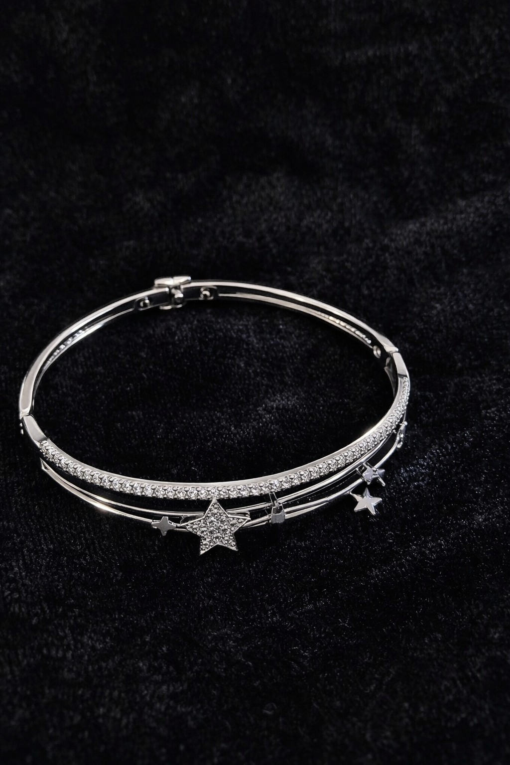 Celestial Star Charm Silver Bracelet