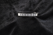 Silver Crystal Bangle