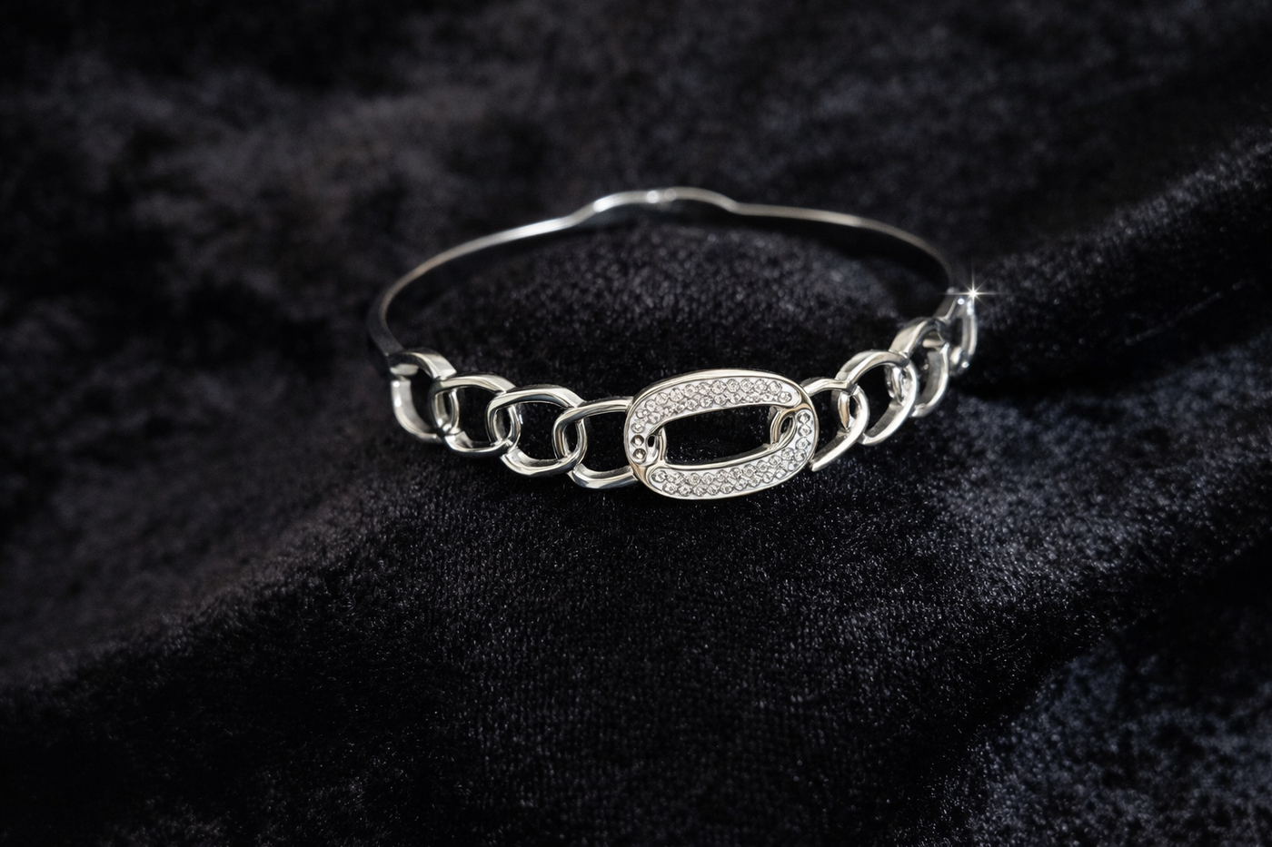Silver Chain Link Bracelet