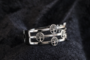 Silver Tree of Life Bangle Bracelet