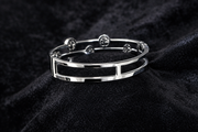 Silver Tree of Life Bangle Bracelet