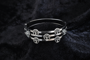 Silver Tree of Life Bangle Bracelet