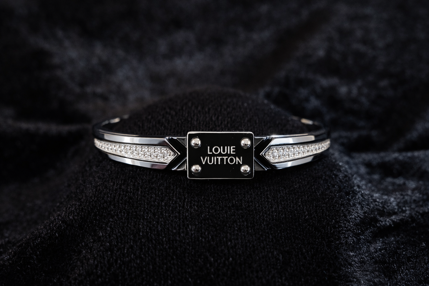 Silver Crystal Accent Bracelet