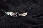 Silver Crystal Accent Bracelet