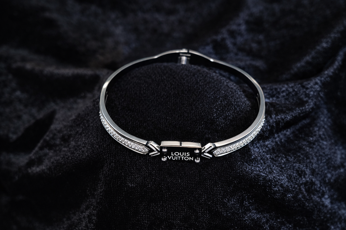 Silver Crystal Accent Bracelet