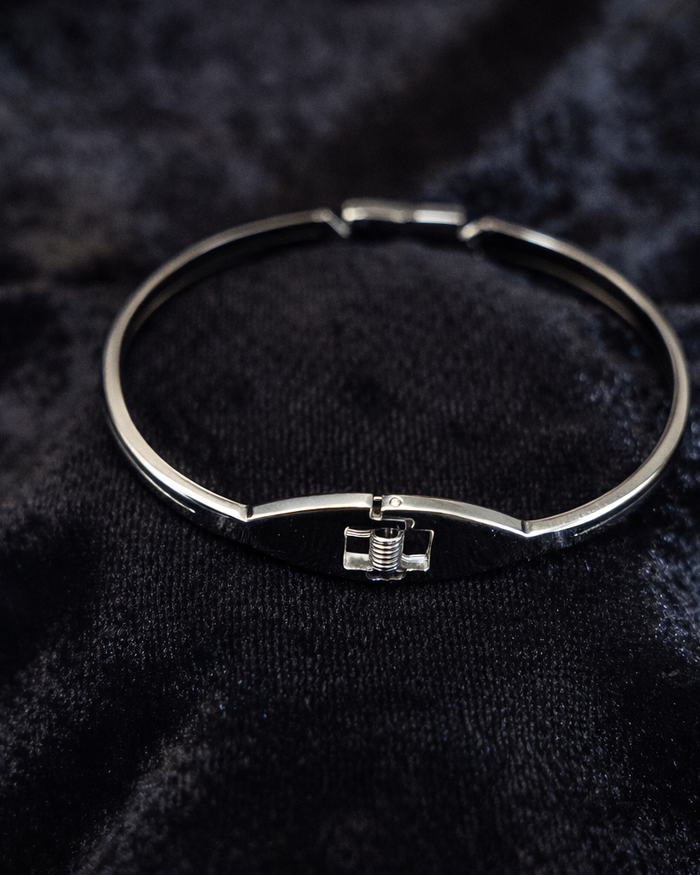 Silver Crystal Accent Bracelet