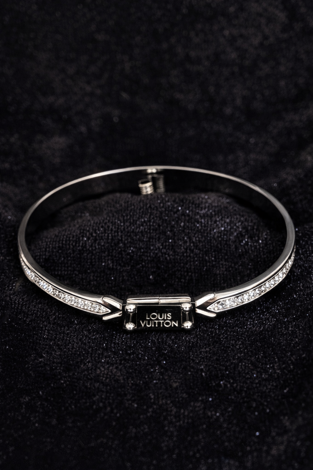 Silver Crystal Accent Bracelet