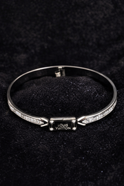 Silver Crystal Accent Bracelet