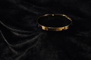 Classic Gold Screw-Detail Bangle