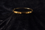 Classic Gold Screw-Detail Bangle