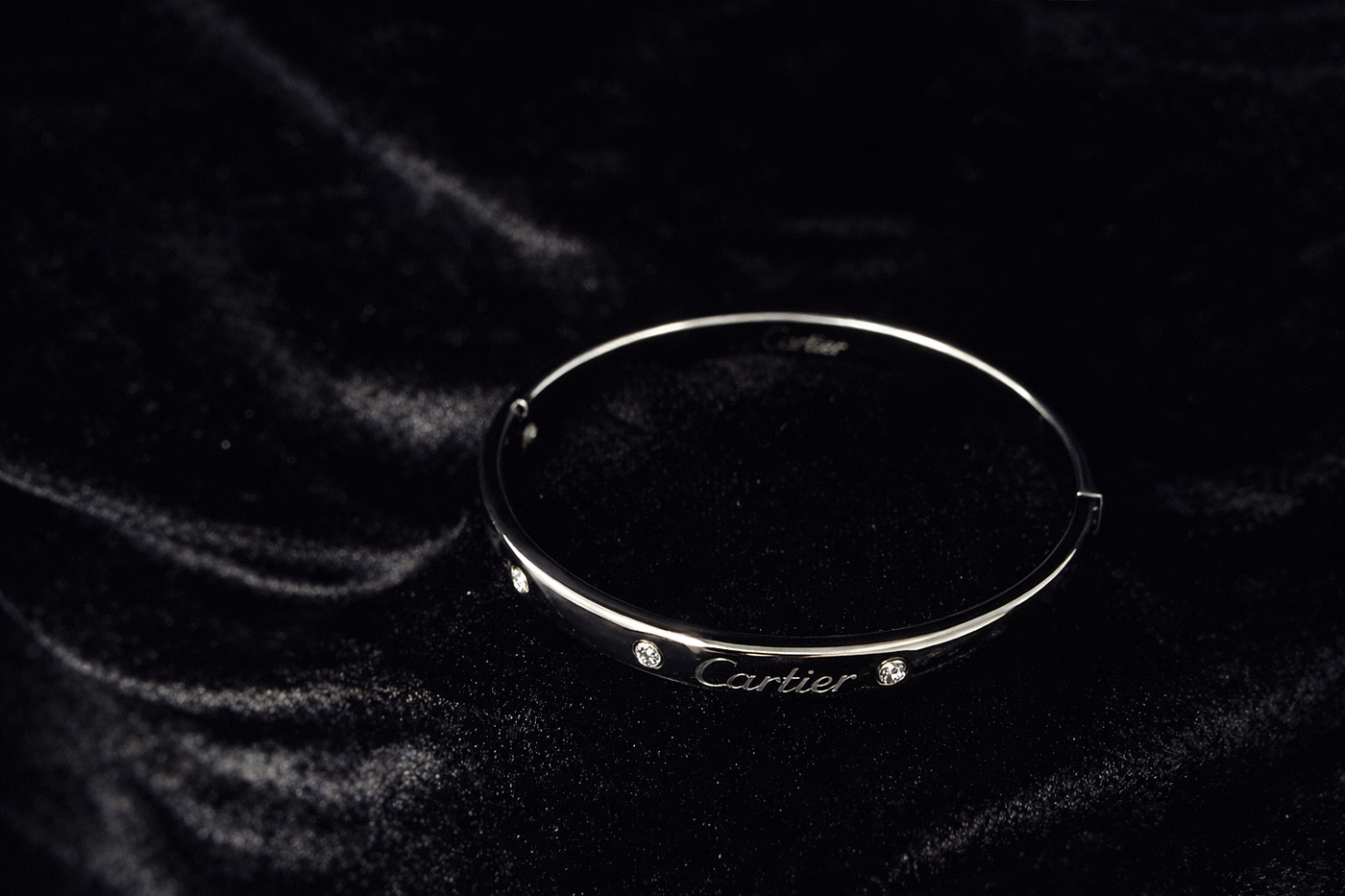 Screw-Detail Silver Bangle