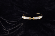 Gold & Mother of Pearl Bangle