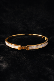 Gold & Mother of Pearl Bangle