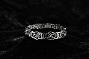 Silver Floral Link Bracelet