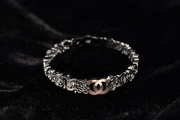 Silver Floral Link Bracelet