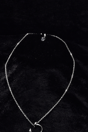 Silver Moon Pendant Necklace