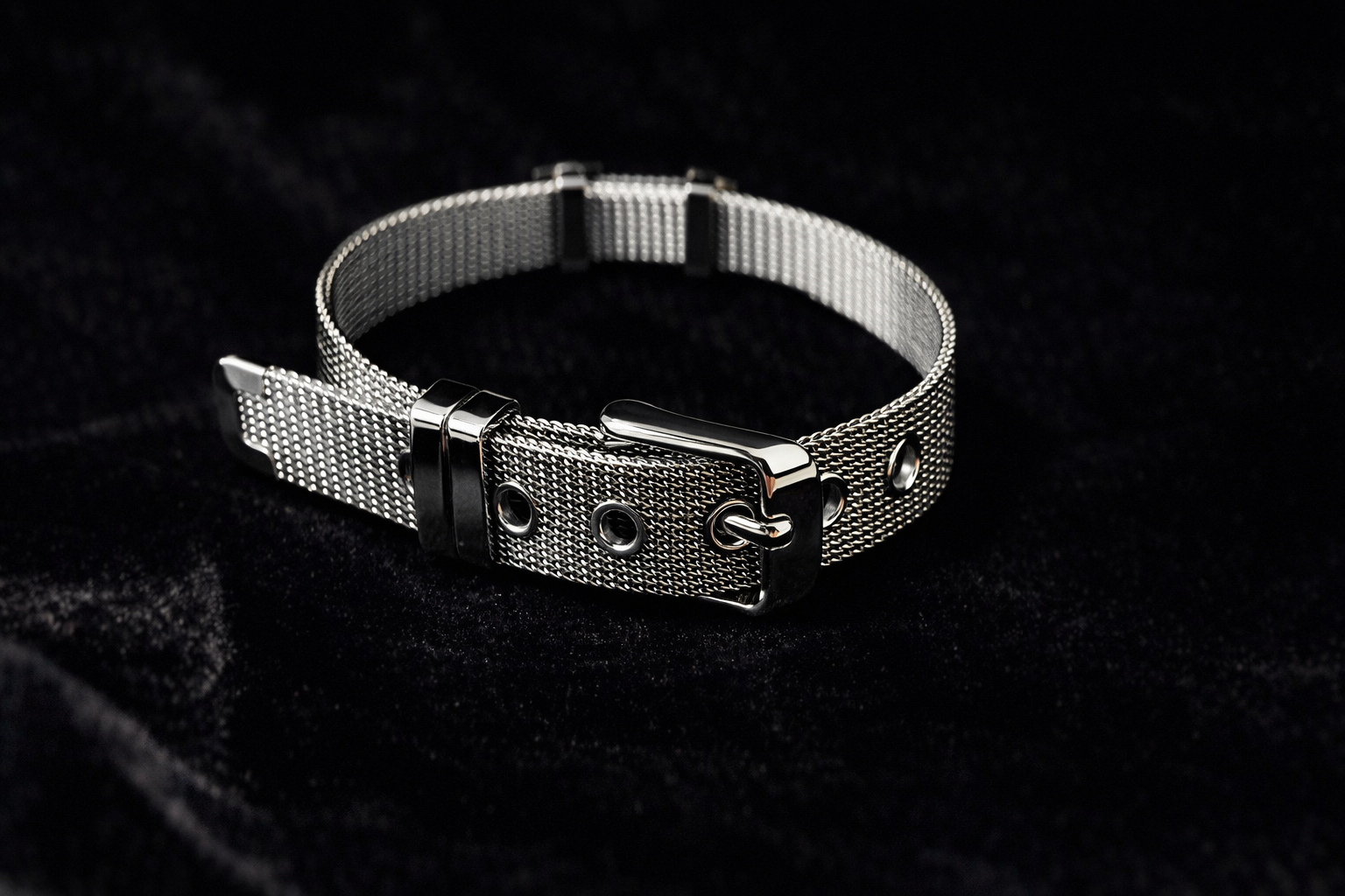 Silver Mesh Bracelet