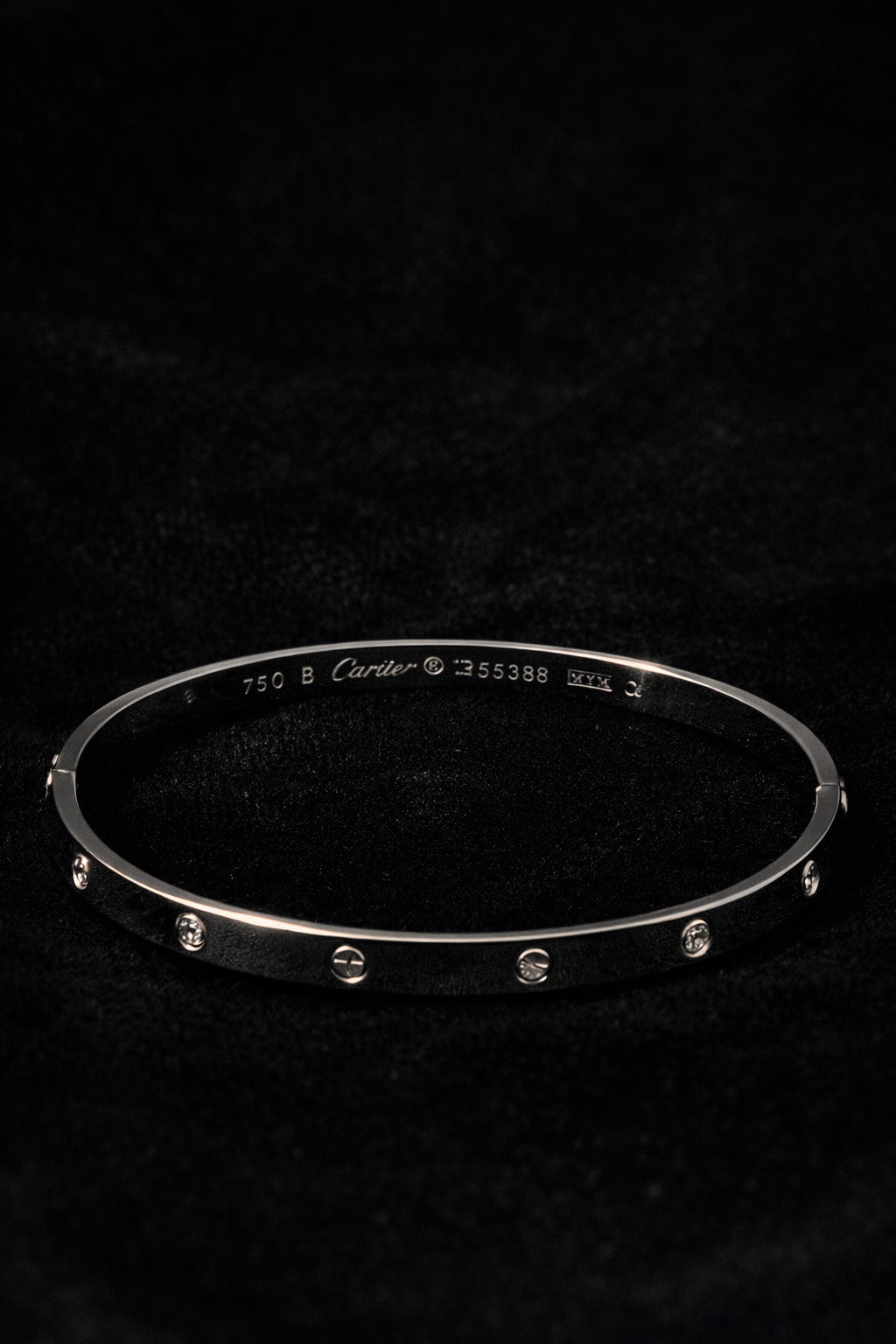 Sleek Stainless Steel Screw-Detail Bangle