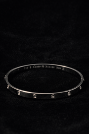 Sleek Stainless Steel Screw-Detail Bangle