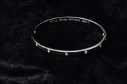 Silver Crystal Bangle