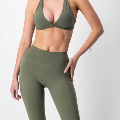 Form Aria Crop | Khaki Green