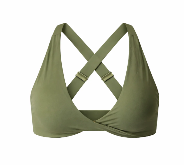 Form Aria Crop | Khaki Green